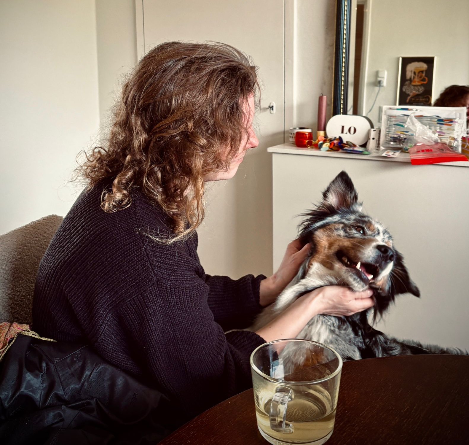 Jeanette en hond